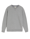 Cotton Supersoft Waffle Lounge Sweatshirt