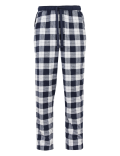 Brushed Cotton Checked Pyjama Bottoms