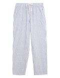 Cotton Linen Striped Pyjama Bottoms