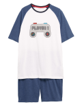 Pure Cotton Player 1 Print Pyjama Set