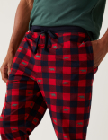 Cotton Blend Supersoft Checked Pyjama Set