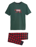 Cotton Blend Supersoft Checked Pyjama Set