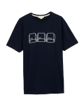 Pure Cotton Computer Graphic Loungewear Top