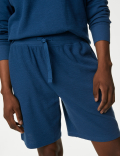 Pure Cotton Waffle Loungewear Shorts