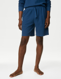 Pure Cotton Waffle Loungewear Shorts