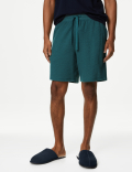 Pure Cotton Waffle Loungewear Shorts