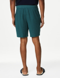 Pure Cotton Waffle Loungewear Shorts