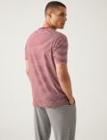 Pure Cotton Striped Loungewear Top