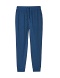 Pure Cotton Waffle Jogger Bottoms