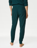 Pure Cotton Waffle Jogger Bottoms