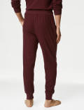 Pure Cotton Waffle Jogger Bottoms