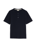 Pure Cotton Ribbed Loungewear Top