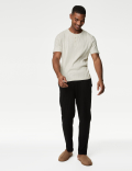 Pure Cotton Ribbed Loungewear Top