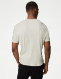 Pure Cotton Ribbed Loungewear Top
