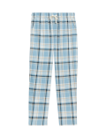 Pure Cotton Checked Loungewear Bottoms