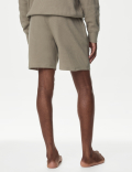 Pure Cotton Waffle Loungewear Shorts