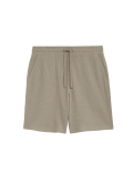 Pure Cotton Waffle Loungewear Shorts
