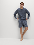 Pure Cotton Waffle Loungewear Shorts