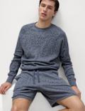 Pure Cotton Waffle Loungewear Shorts