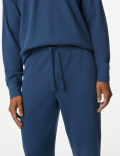 Pure Cotton Waffle Loungewear Bottoms