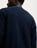 Pure Cotton Waffle Loungewear Sweatshirt