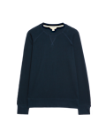 Pure Cotton Waffle Loungewear Sweatshirt