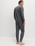 Pure Cotton Waffle Loungewear Sweatshirt