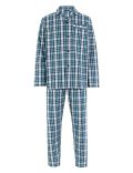 Pure Cotton Checked Pyjama Set