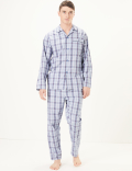 Pure Cotton Checked Pyjama Set