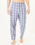Pure Cotton Checked Pyjama Set