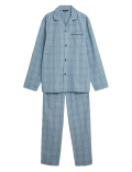 Pure Cotton Checked Pyjama Set