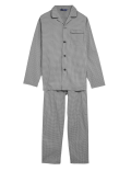 Pure Cotton Geometric Print Pyjama Set