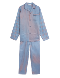 Pure Cotton Mosaic Print Pyjama Set