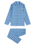 Pure Cotton Checked Pyjama Set