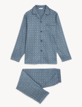 Pure Cotton Mosaic Print Pyjama Set