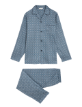 Pure Cotton Mosaic Print Pyjama Set