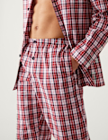 Pure Cotton Checked Pyjama Set