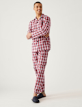 Pure Cotton Checked Pyjama Set