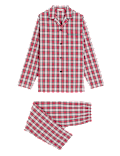 Pure Cotton Checked Pyjama Set