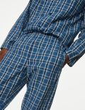 Pure Cotton Checked Pyjama Set