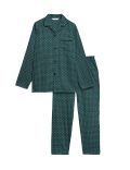 Pure Cotton Mosaic Print Pyjama Set