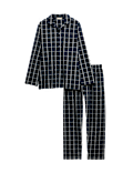 Pure Cotton Checked Pyjama Set