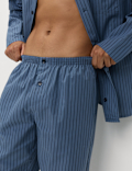 Pure Cotton Striped Pyjama Set