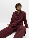 Pure Cotton Foulard Print Pyjama Set