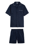 Pure Cotton Polka Dot Pyjama Set
