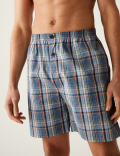 Pure Cotton Checked Pyjama Set