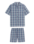 Pure Cotton Checked Pyjama Set