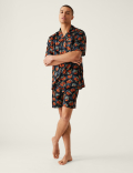 Pure Cotton Floral Print Pyjama Set