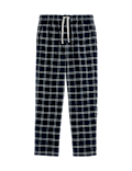 Pure Cotton Checked Pyjama Bottoms
