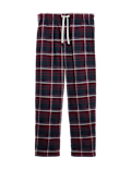 Pure Cotton Checked Loungewear Bottoms